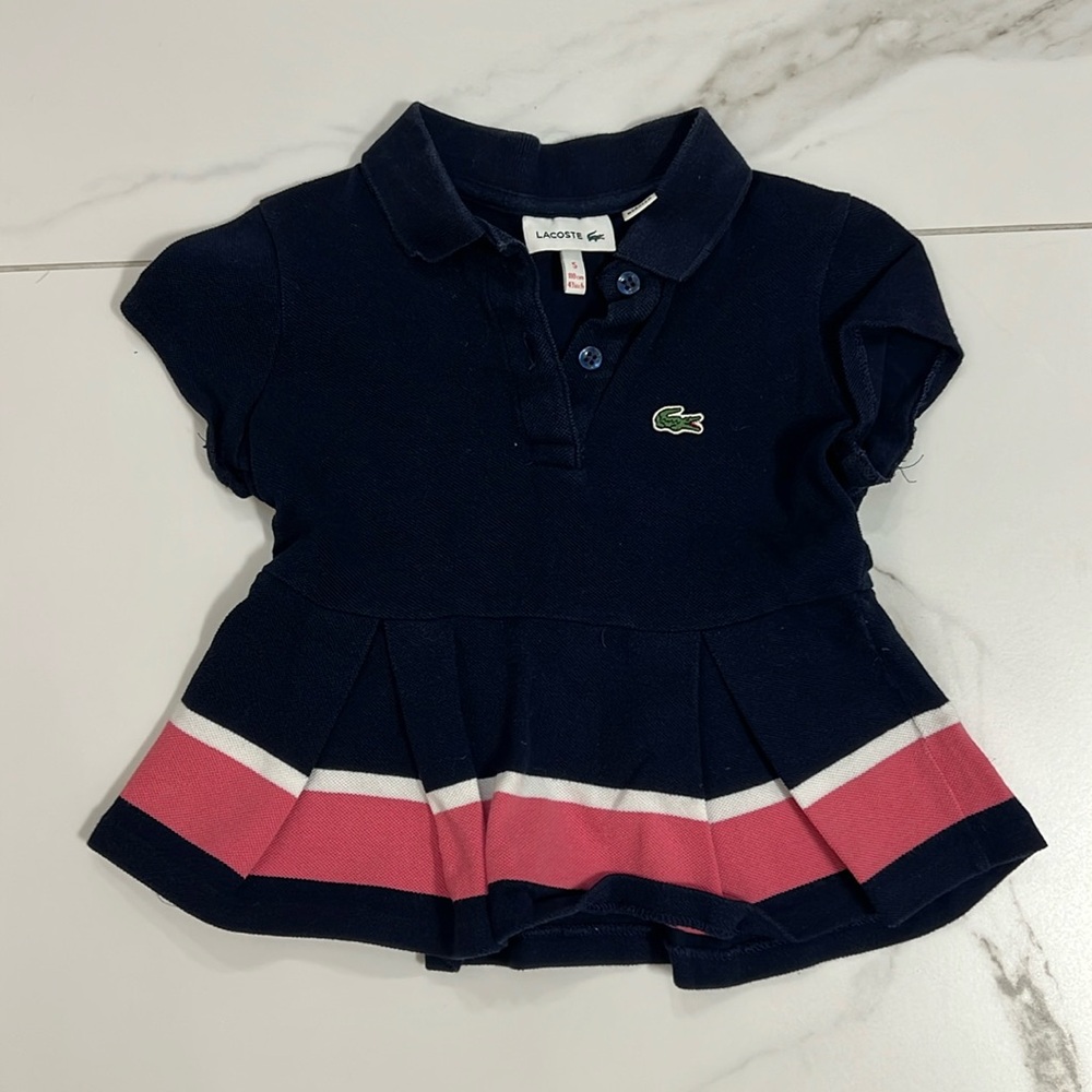 Girls size 5 Lacoste shirt.